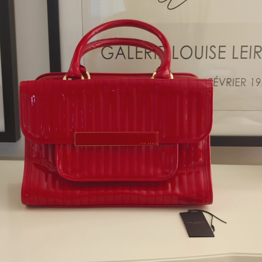 Ted Baker Enamel Flap Tote